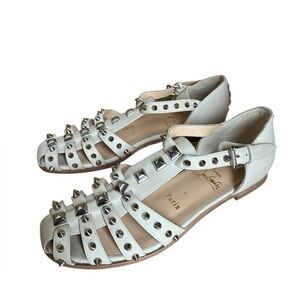 Christian Louboutin Loubiclou cage stud sandals RETAIL 995